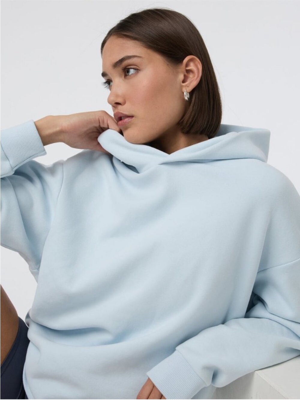 Vuori Restore Oversized Hoodie-Light Mist Size M